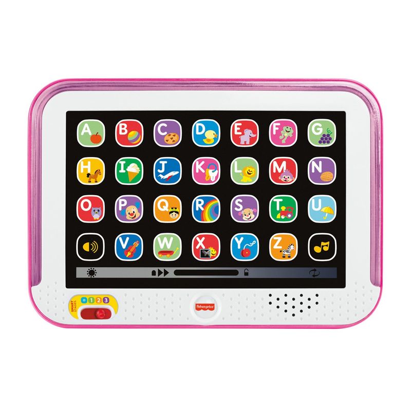FISHER PRICE - Fisher-Price Tablet de Aprendizaje Crece Conmigo Rosa Ríe y Aprende Juguete para Bebé
