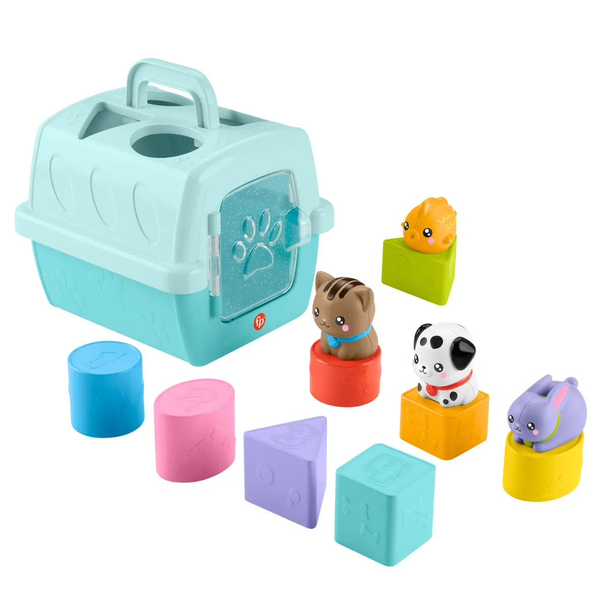 FISHER PRICE - Juguete Fisher Price: Mis bloques de mascotas