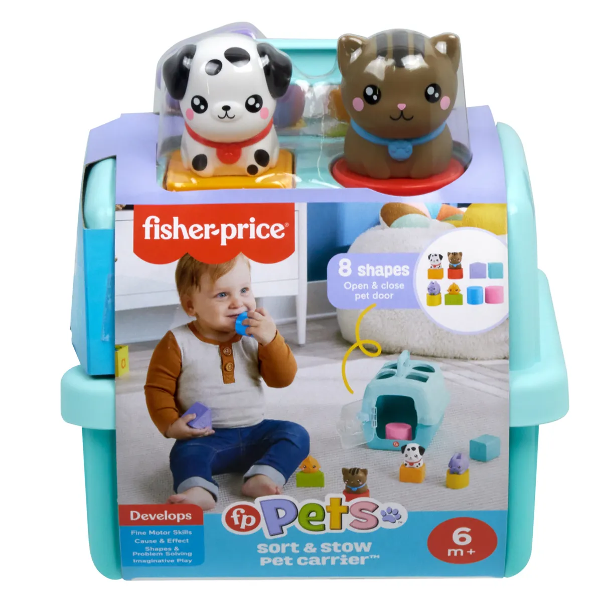 FISHER PRICE - Juguete Fisher Price: Mis bloques de mascotas