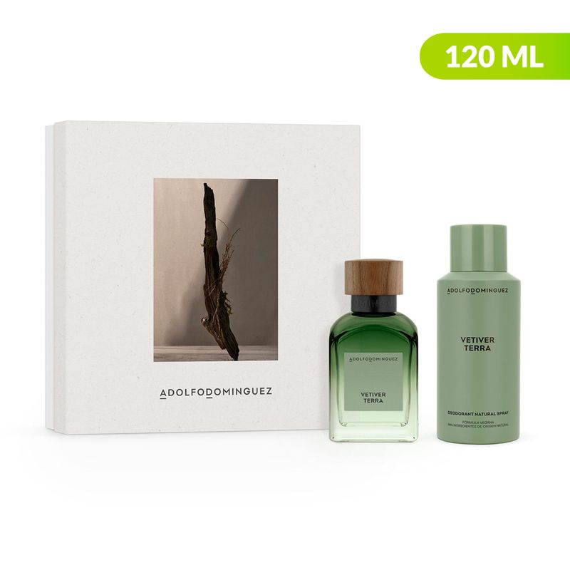 ADOLFO DOMINGUEZ - Set de Perfume Hombre Adolfo Dominguez Desodorante