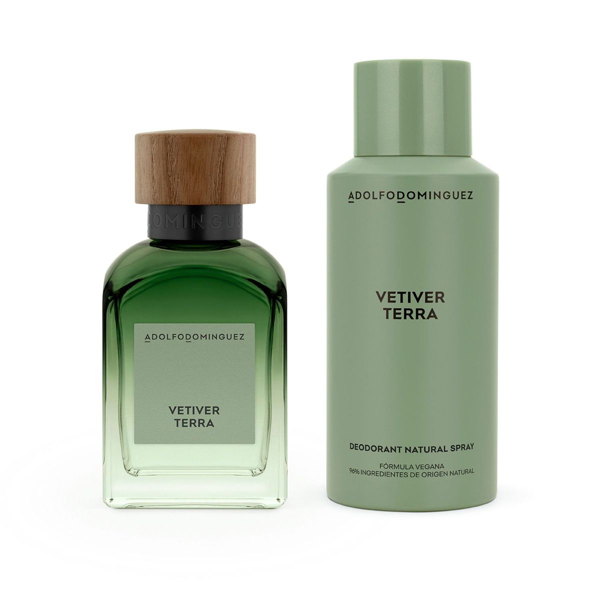 ADOLFO DOMINGUEZ - Set de Perfume Hombre Adolfo Dominguez Desodorante 