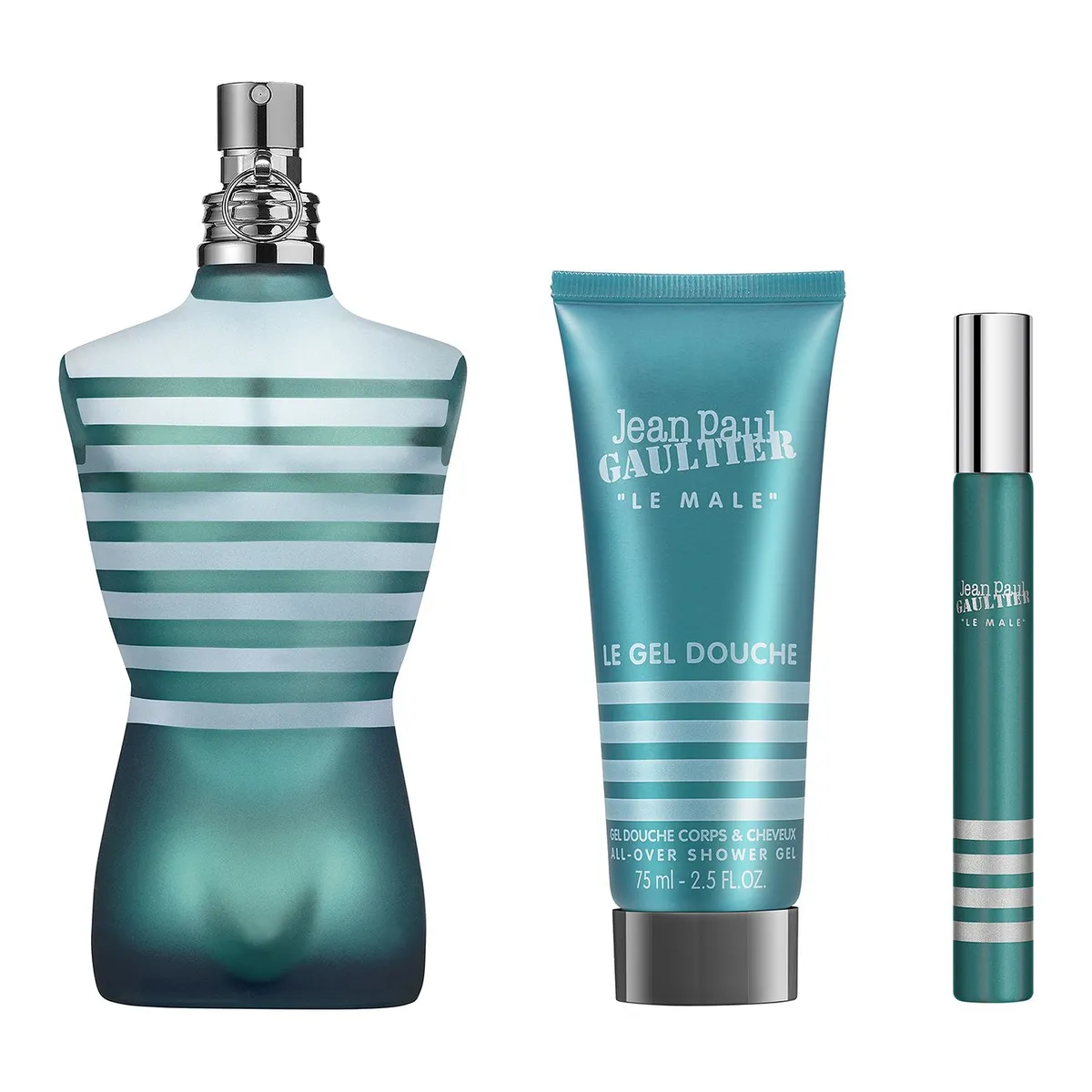 JEAN PAUL GAULTIER - Set de Perfume Hombre Jean Paul Gaultier Incluye: Perfume 125 ml + Body Gel 75 ml + Travel Size 10 ml 