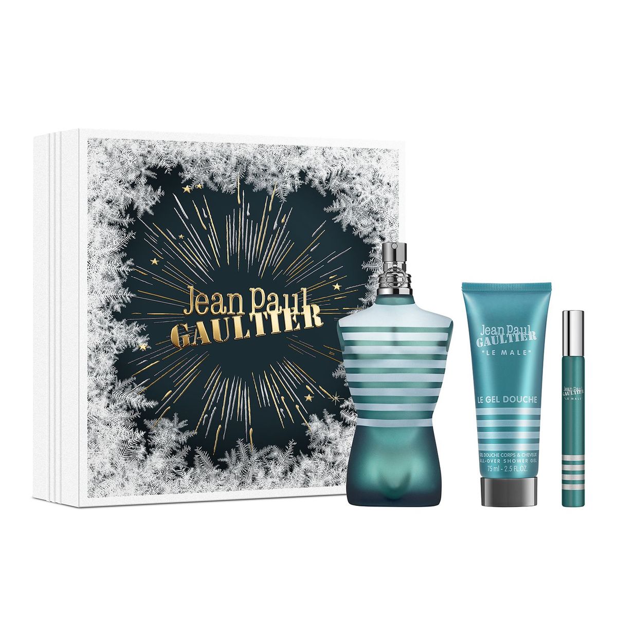 JEAN PAUL GAULTIER - Set de Perfume Hombre Jean Paul Gaultier Incluye: Perfume 125 ml + Body Gel 75 ml + Travel Size 10 ml 