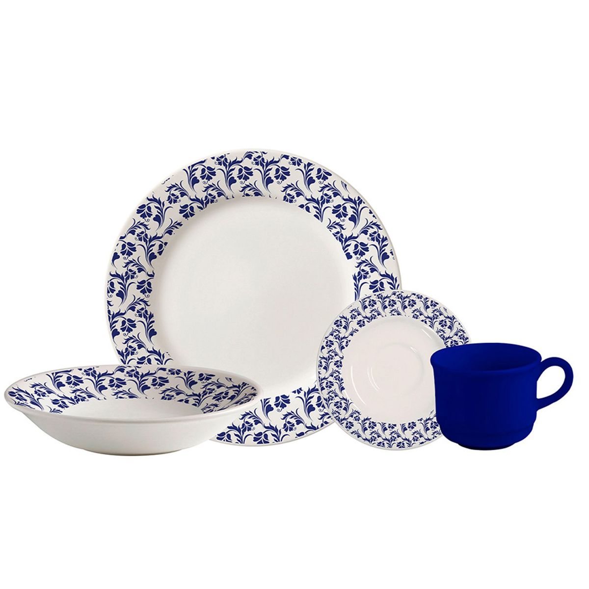 CORONA - Juego de vajilla Corona 4 puestos Verano