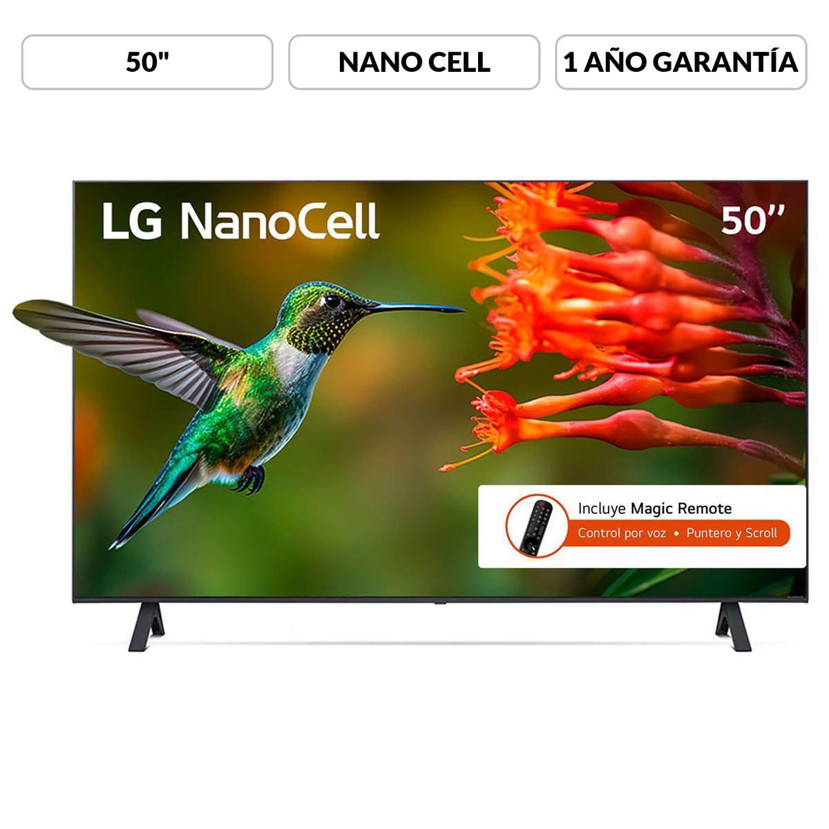 LG - Televisor LG NANO CELL | 50 pulgadas 4K Ultra HD | Smart TV 
