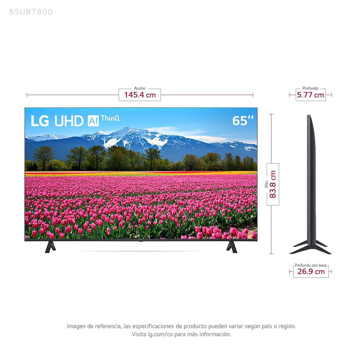 LG - Televisor LG LED | 65 pulgadas 4K Ultra HD | Smart TV 