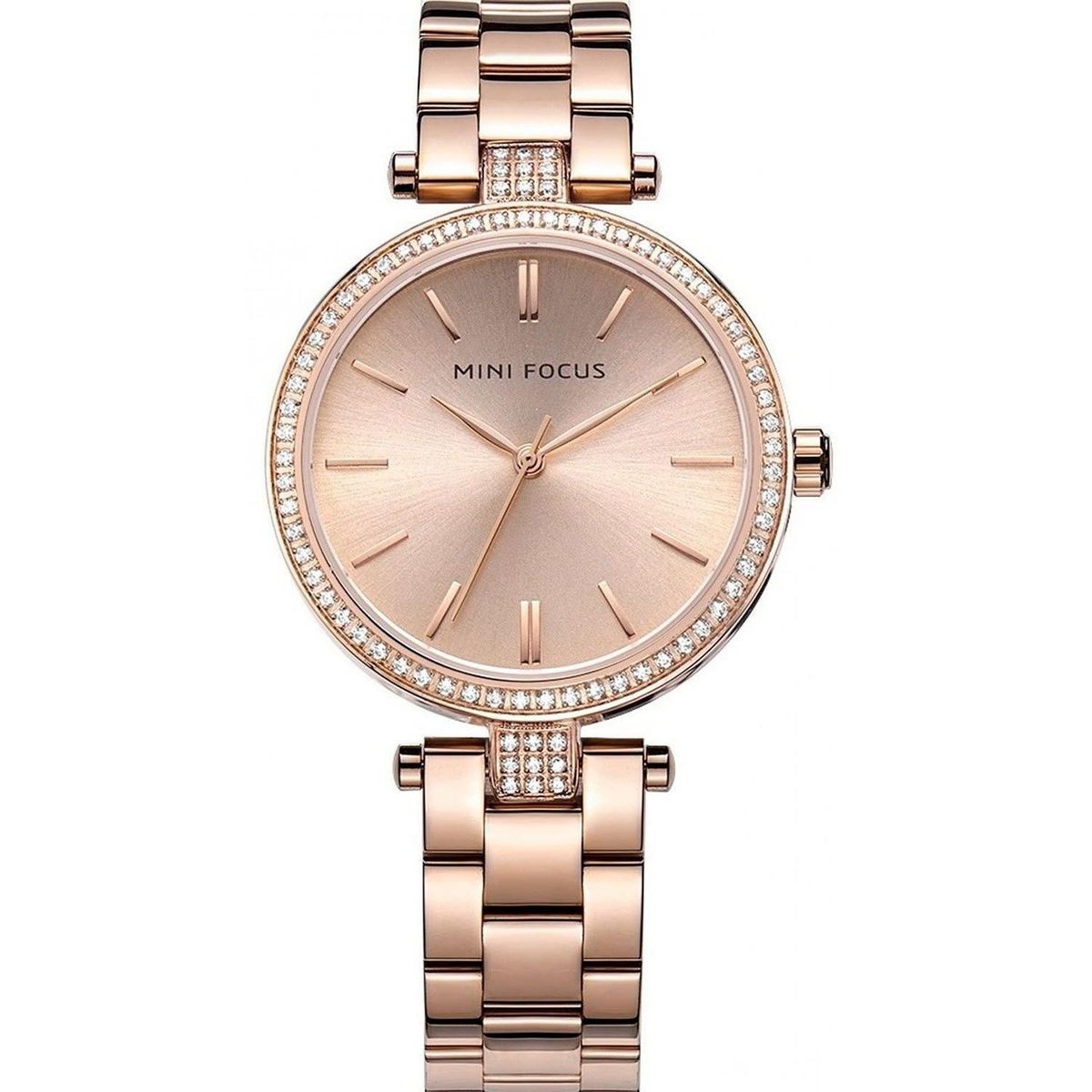  - Reloj Mini Focus  Para Mujer MF2120GA  - Reloj Análogo Acero inoxidable Rosado