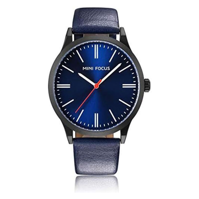  - Reloj Mini Focus  Para Hombre MF330103  - Reloj Análogo Cuero Azul
