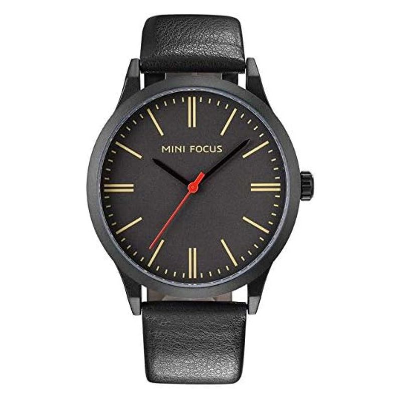  - Reloj Mini Focus  Para Hombre MF3301  - Reloj Análogo Cuero Negro
