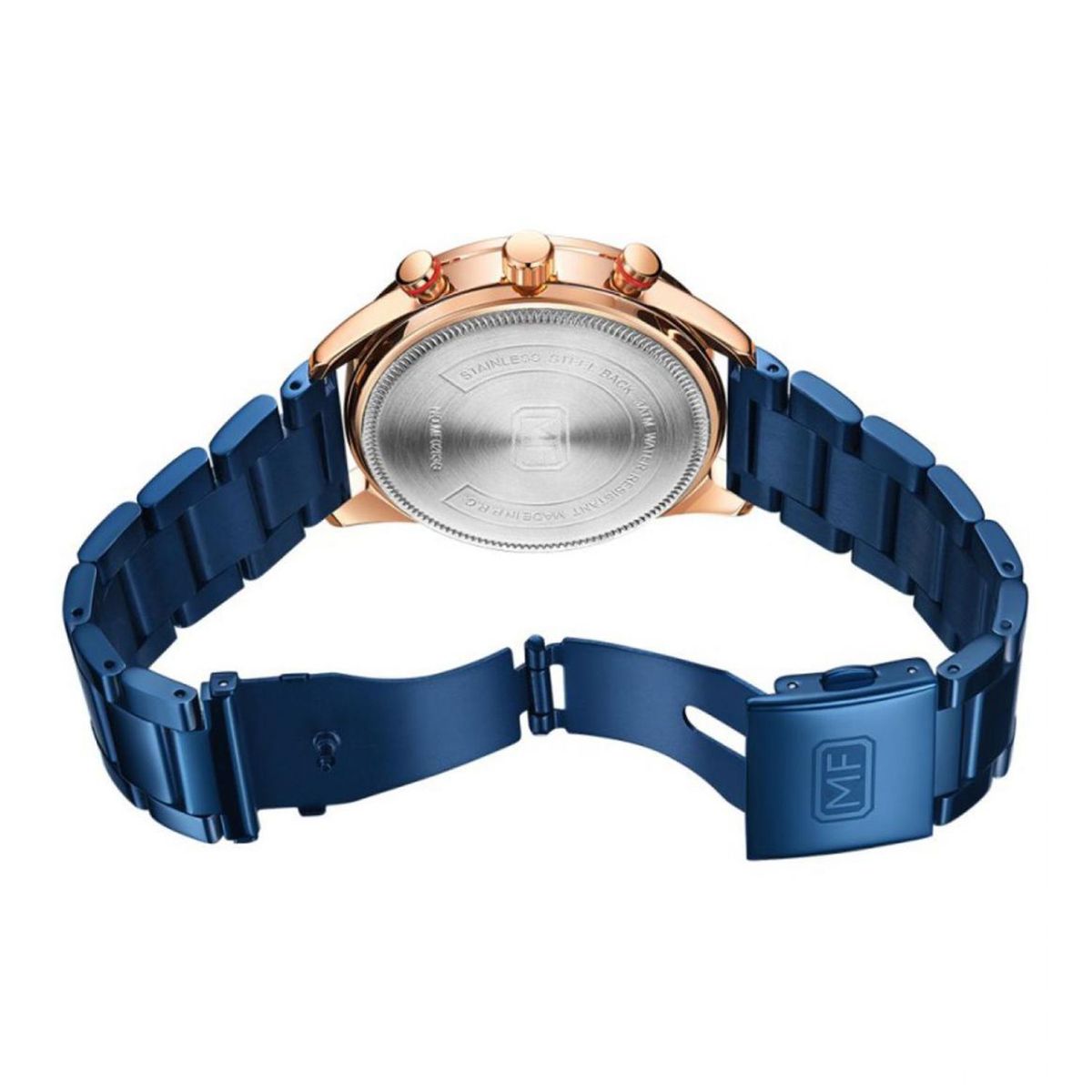  - Reloj Mini Focus  Para Hombre MFa67202121  - Reloj Análogo Acero inoxidable Azul