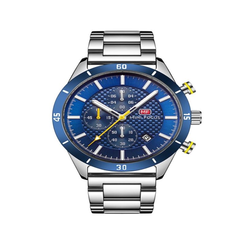 - Reloj Mini Focus  Para Hombre MFa67192119  - Reloj Análogo Acero inoxidable Plateado