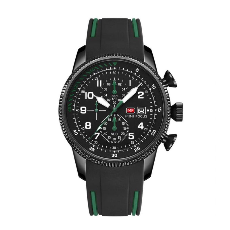  - Reloj Mini Focus  Para Hombre MFa58010107  - Reloj Análogo Silicona Negro