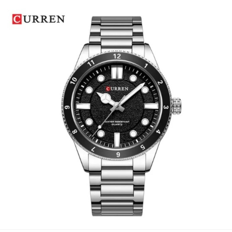 CURREN - Reloj Curren Para Hombre KREd9601  - Reloj Análogo Acero inoxidable Plateado