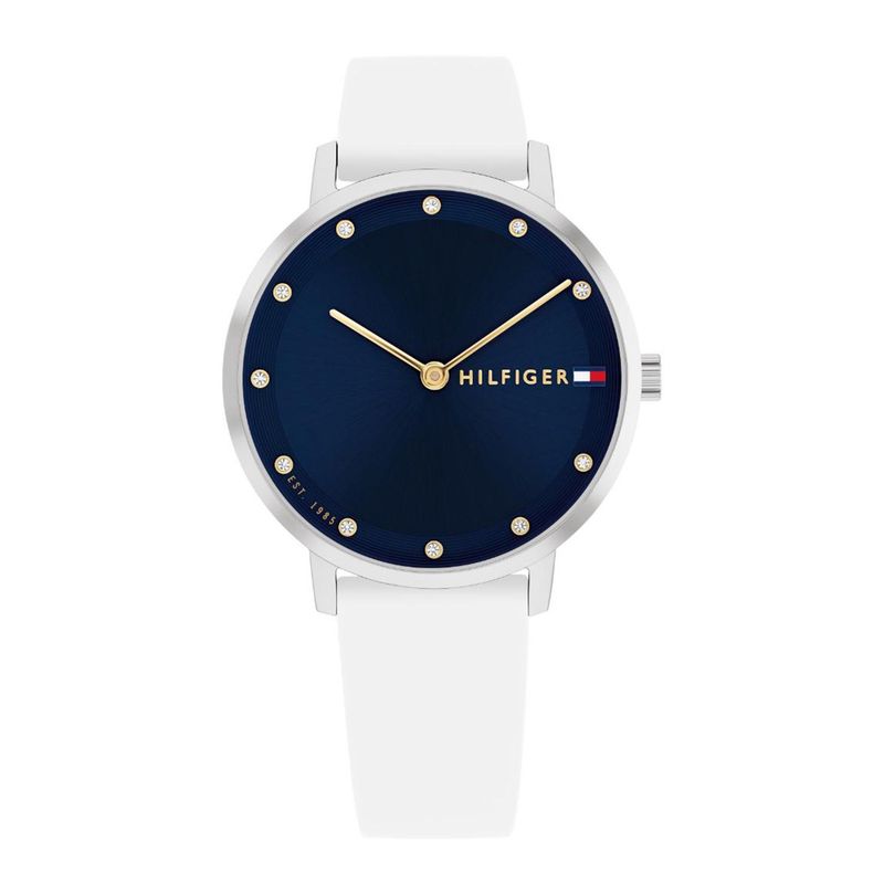 TOMMY HILFIGER - Reloj Tommy Hilfiger Para Mujer 1782731  - Reloj Análogo Silicona Blanco