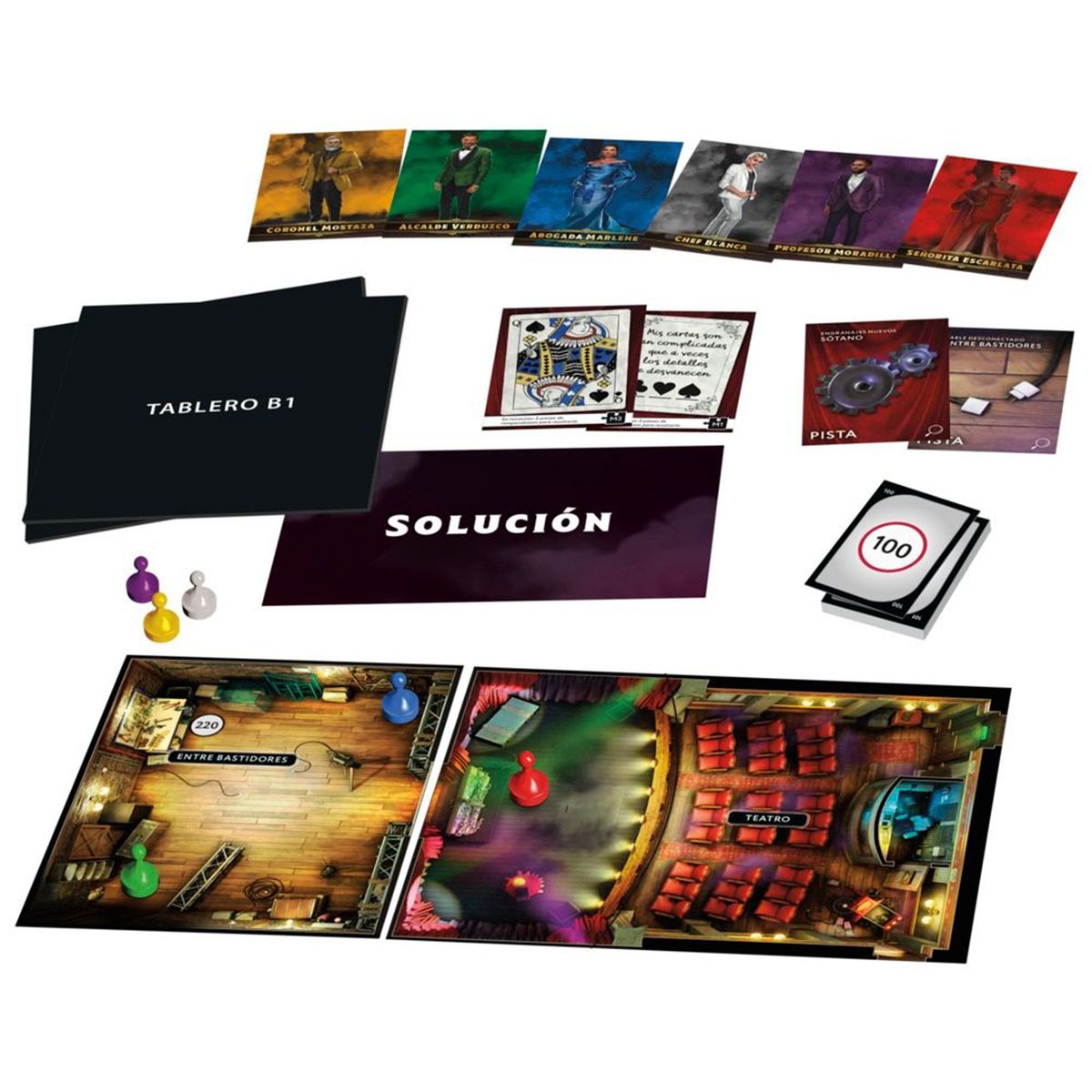 HASBRO - Juego de mesa Hasbro Games Gaming Clue Escape: El Club del Ilusionista