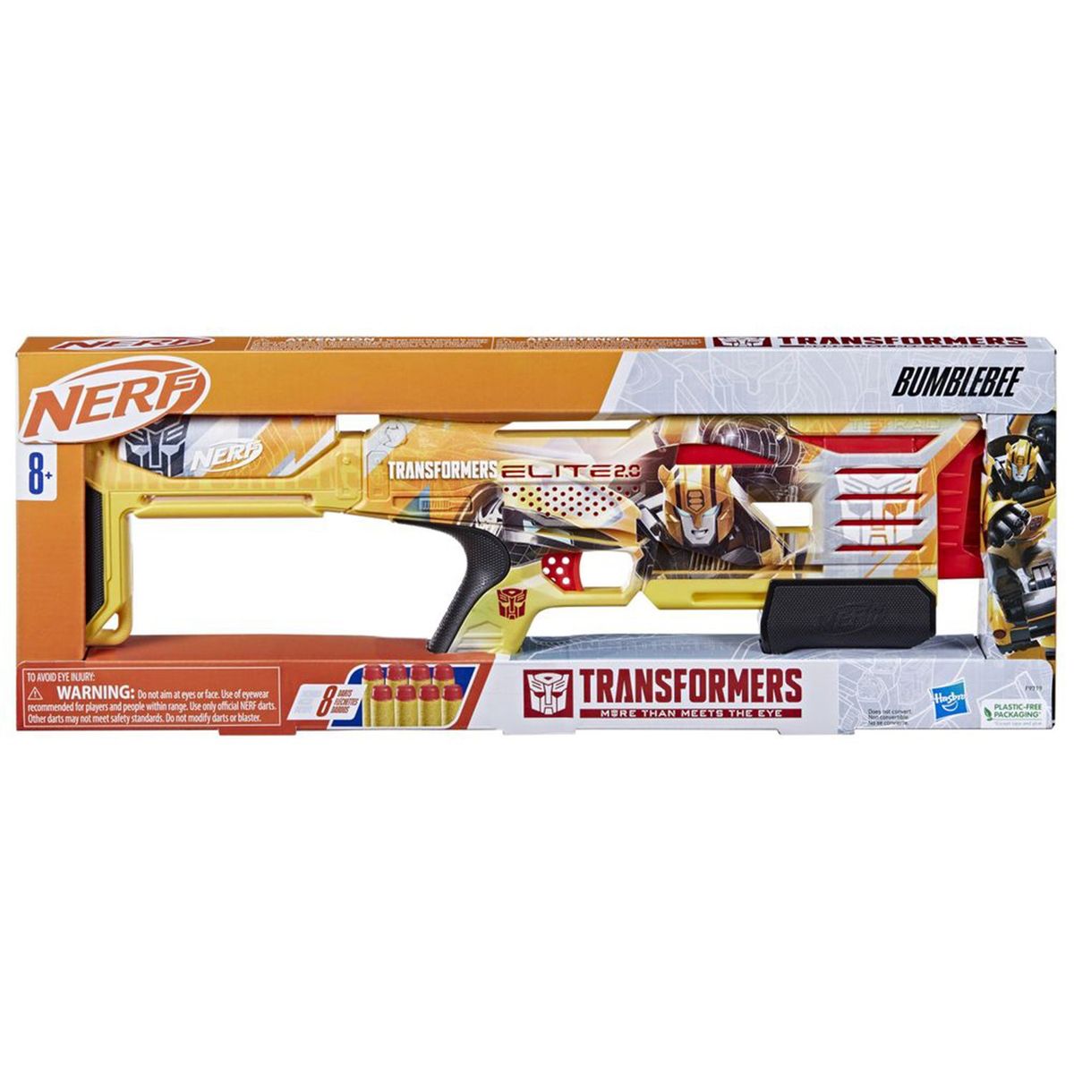 NERF - Lanzador Nerf Transformers Bumblebee 