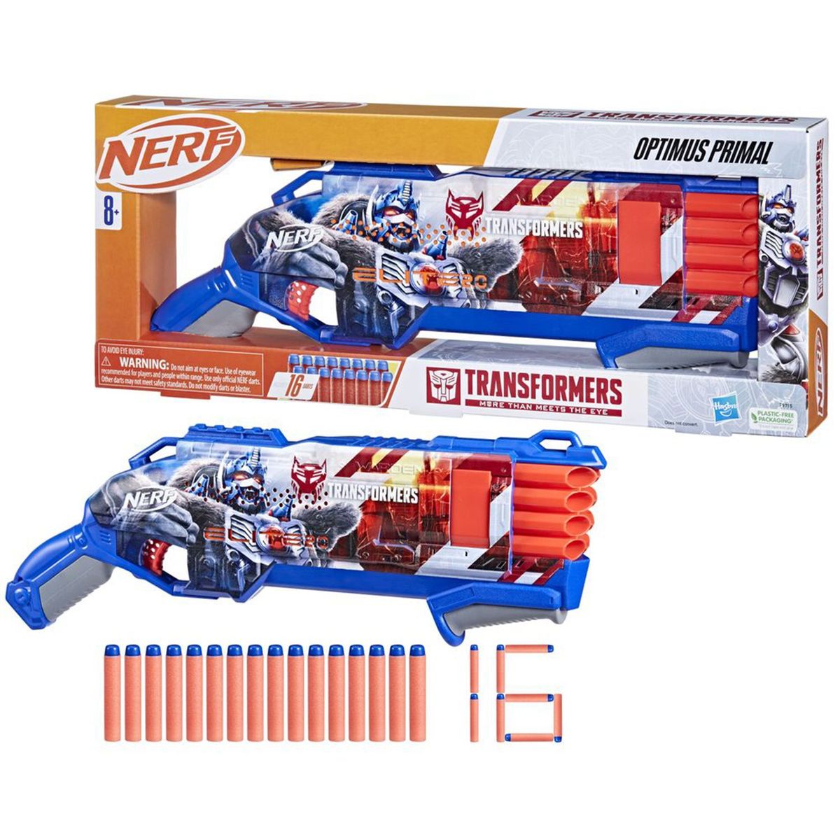 NERF - Lanzador Nerf Transformers Optimus Primal 