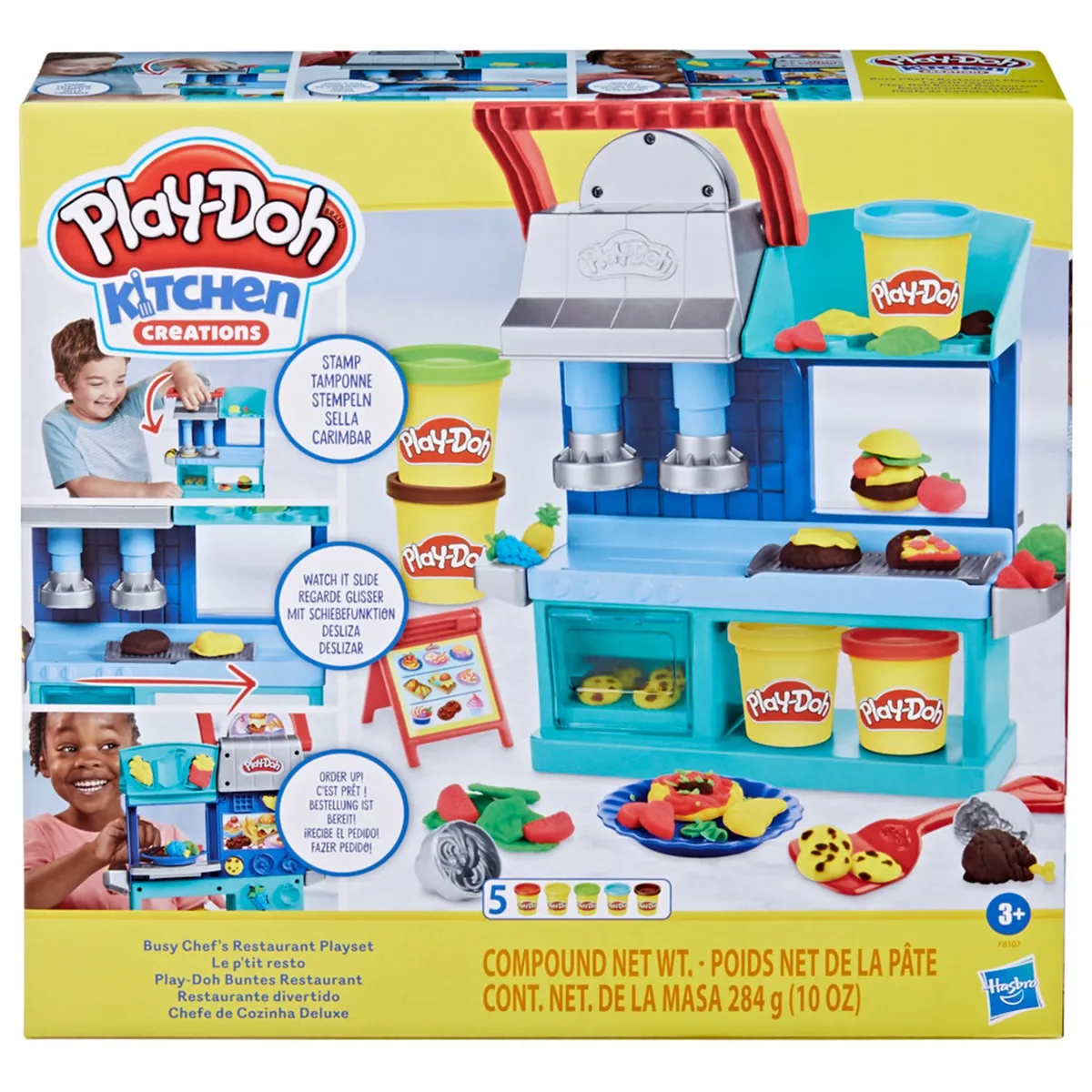 PLAY DOH - Masas Plastilinas Play Doh Kitchen Creations Restaurante Divertido