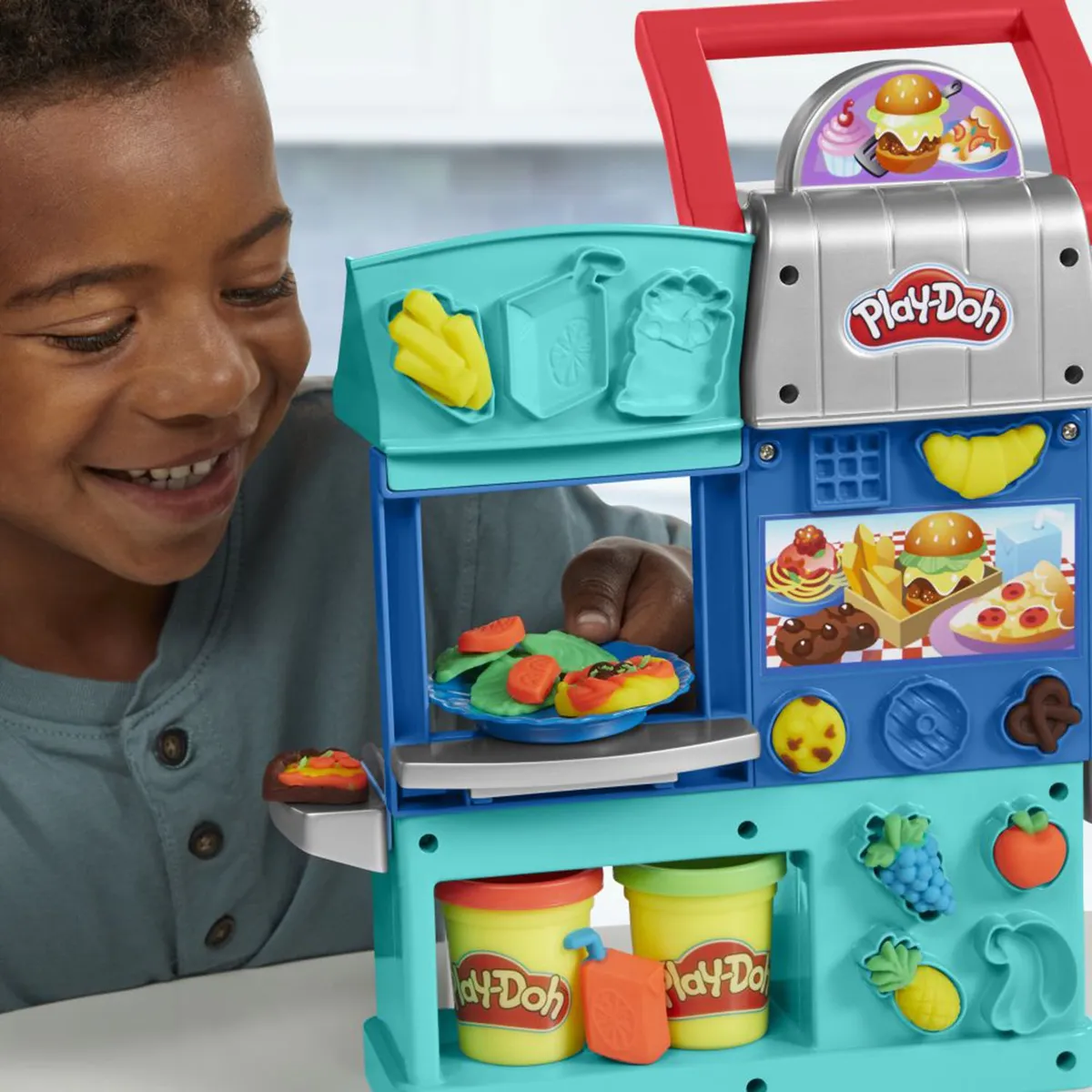PLAY DOH - Masas Plastilinas Play Doh Kitchen Creations Restaurante Divertido