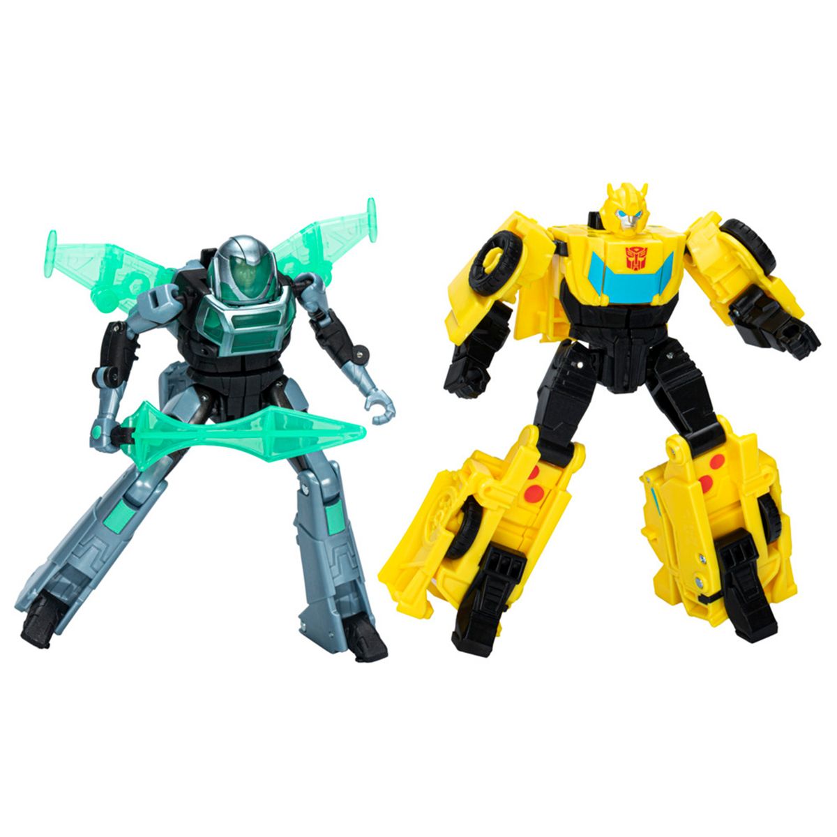 TRANSFORMERS - Figura de Acción Transformers: EarthSpark Cyber Combiner Bumblebee y Mo Malto