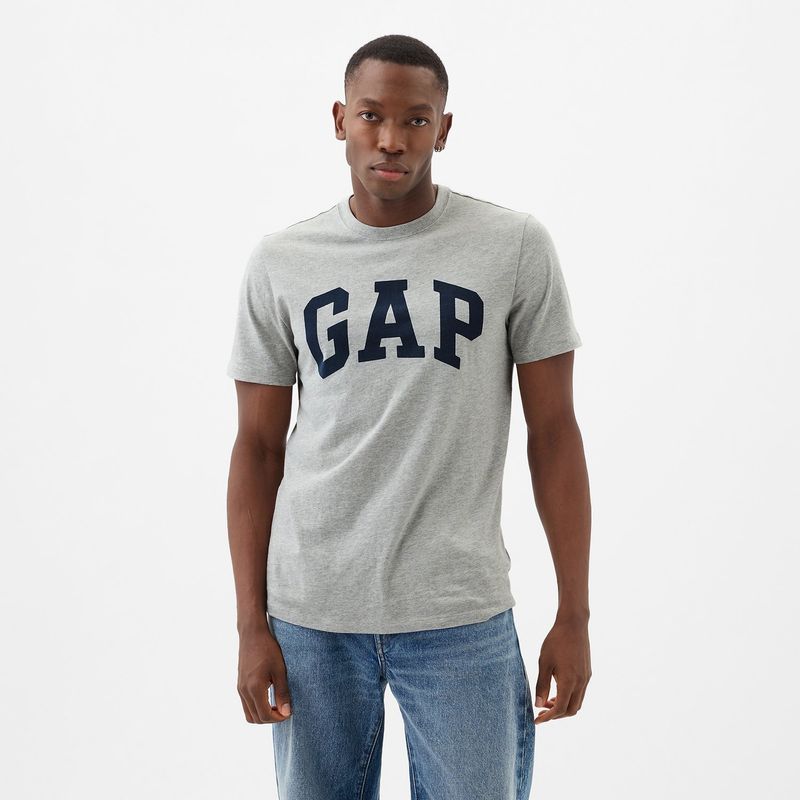 GAP - Camiseta Hombre Manga corta con Logo Regular fit de Algodón GAP