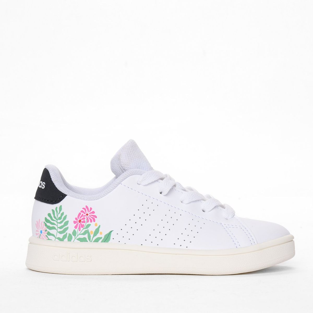 ADIDAS - Tenis blancos Adidas Advantage para Niña  
