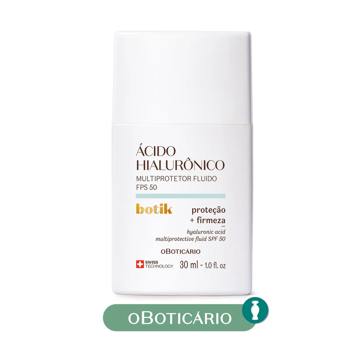 BOTIK - Hidratantes Faciales Día Botik Ácido Hialurónico Fluido Multiprotector Botik Para Todo Tipo De Piel 30 ml