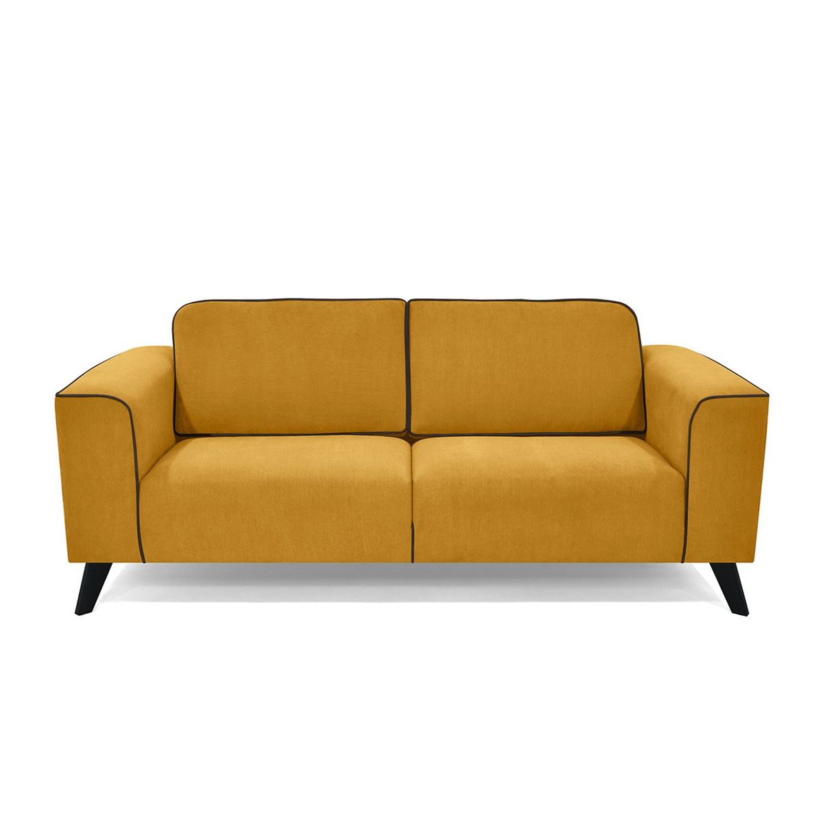 MICA - Sofá Moderno en Poliéster Lunel 83 x 190 x 85 cm Mica