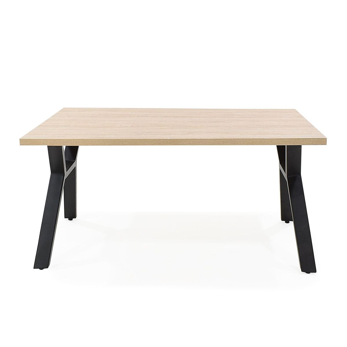 MICA - Mesas de comedor Moderna para 4 Personas en Metal Rectangular Mica