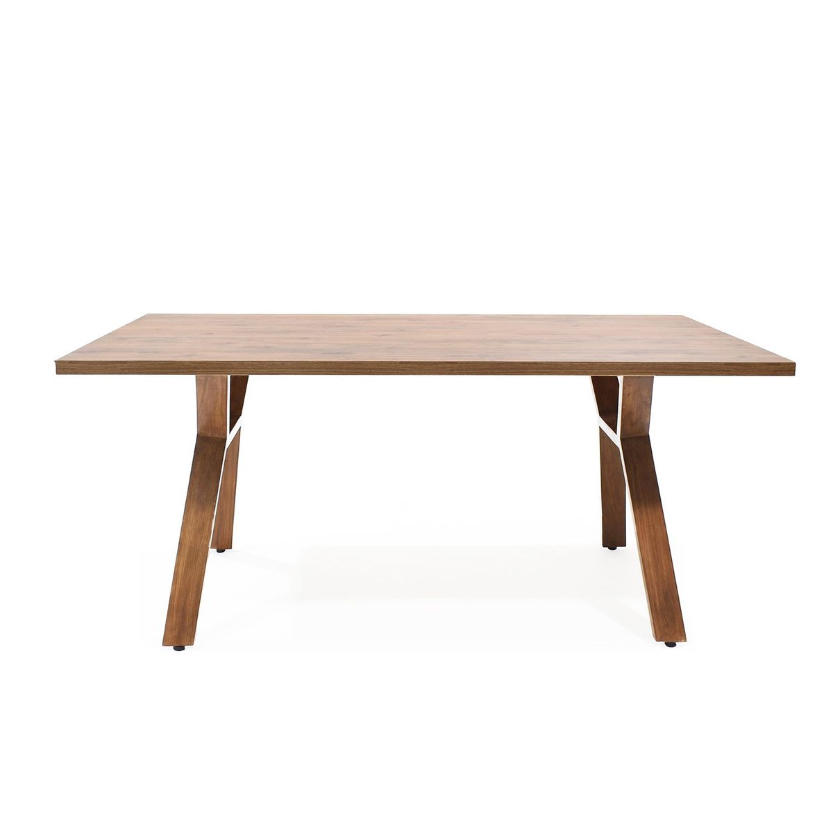 MICA - Mesas de comedor Moderna para 6 Personas en Pino Rectangular Mica