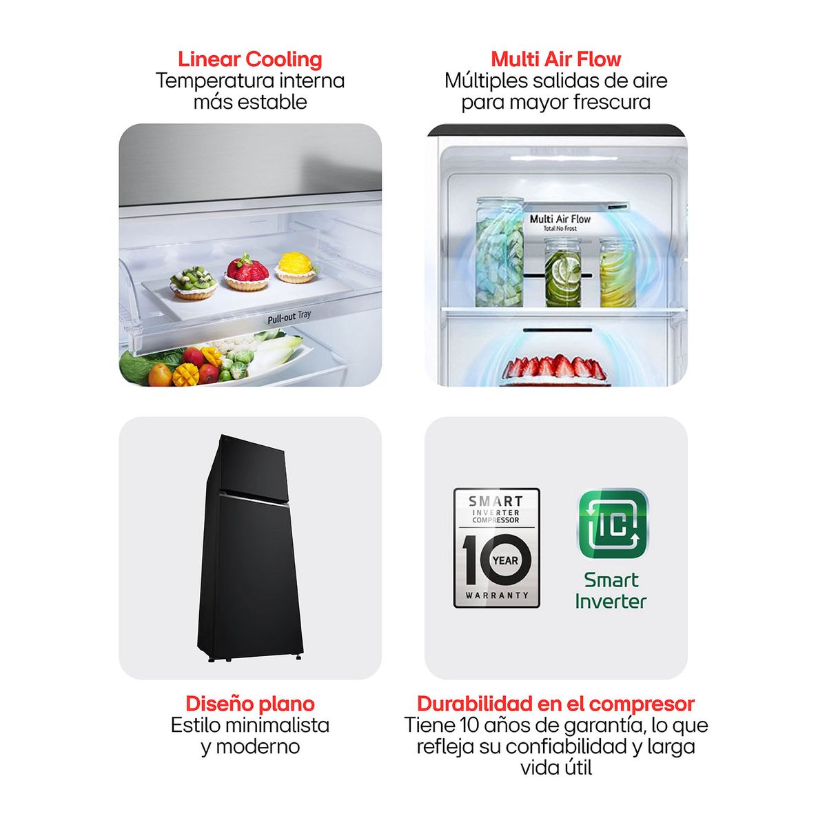 LG - Nevera Congelador superior LG 334 lt Netos VT34WGPX.APZCCLM