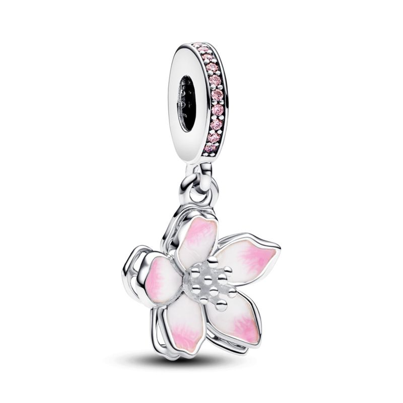 PANDORA - Charm Pandora Flor Cerezo Plata Esterlina