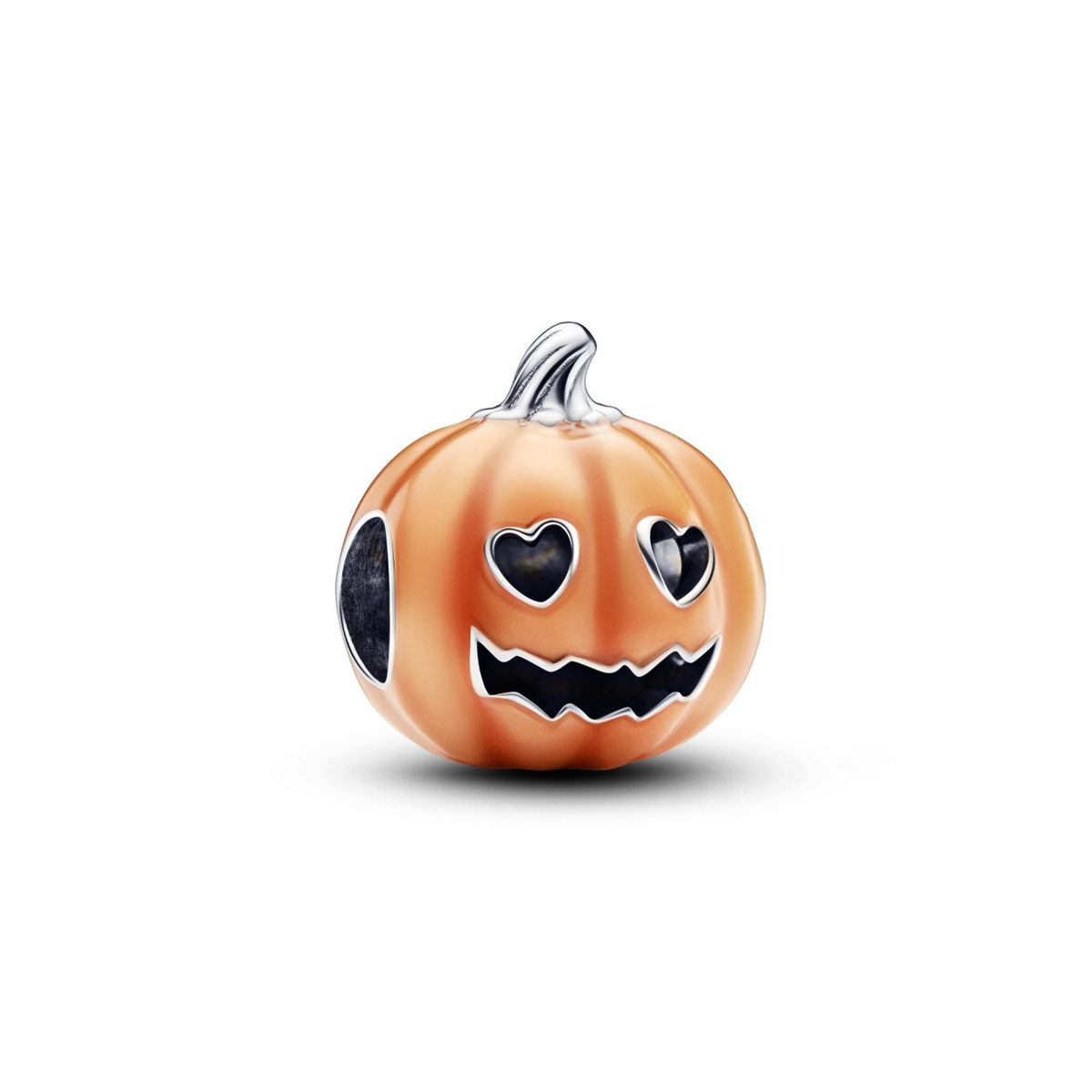 PANDORA - Charm Pandora Calabaza Que Brilla Plata Esterlina