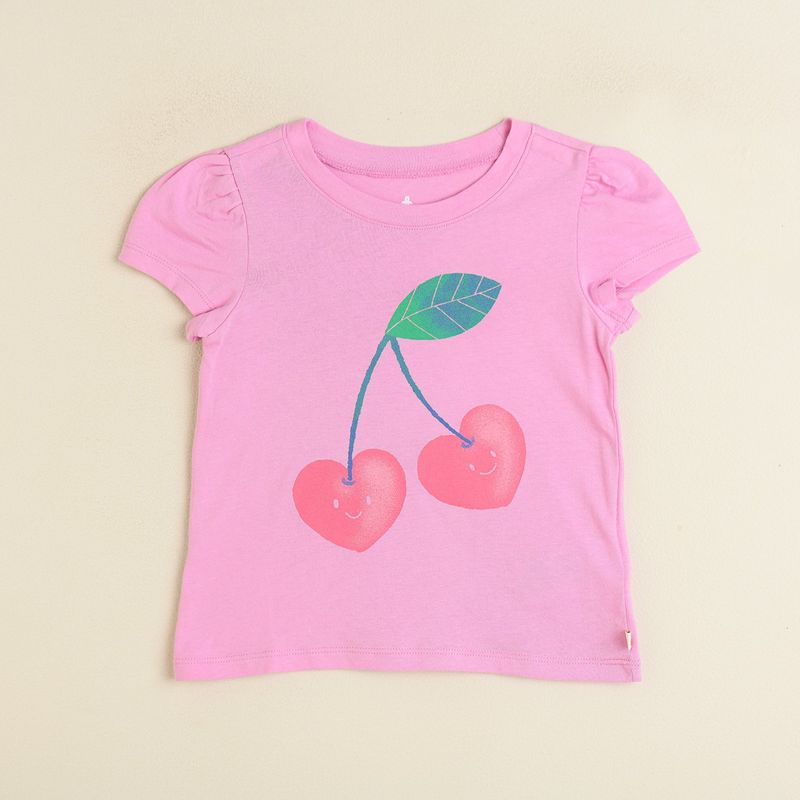 GAP - Camiseta Niña con Estampado Manga corta Algodón GAP