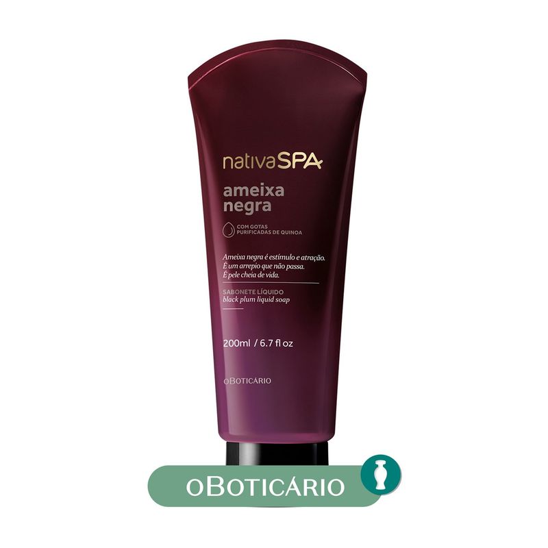 NATIVA SPA - Jabón JABN LIQ AMEIXA NEGRA Nativa Spa Para Todo tipo de piel 200 ml