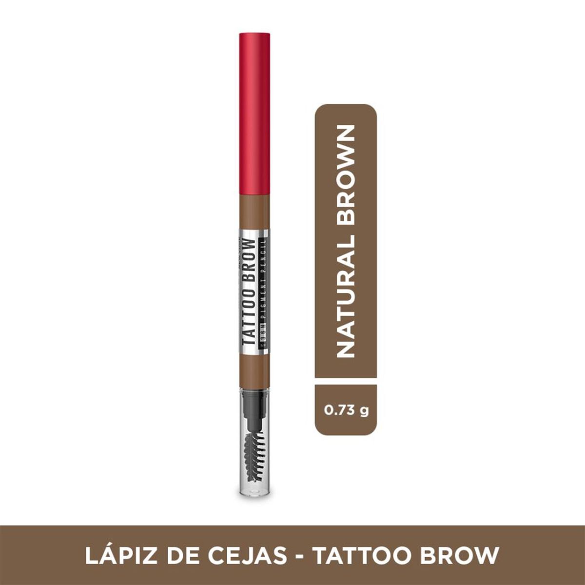 MAYBELLINE - Maquillaje para cejas TATTOO BROW 36H PENCIL LT BR AS Maybelline 0.25 g