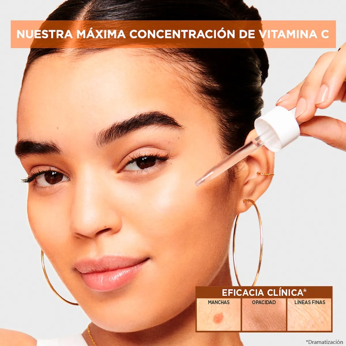 GARNIER - Sérum Noche Vitamina C Express Aclara Garnier Para Todo tipo de piel 30 ml