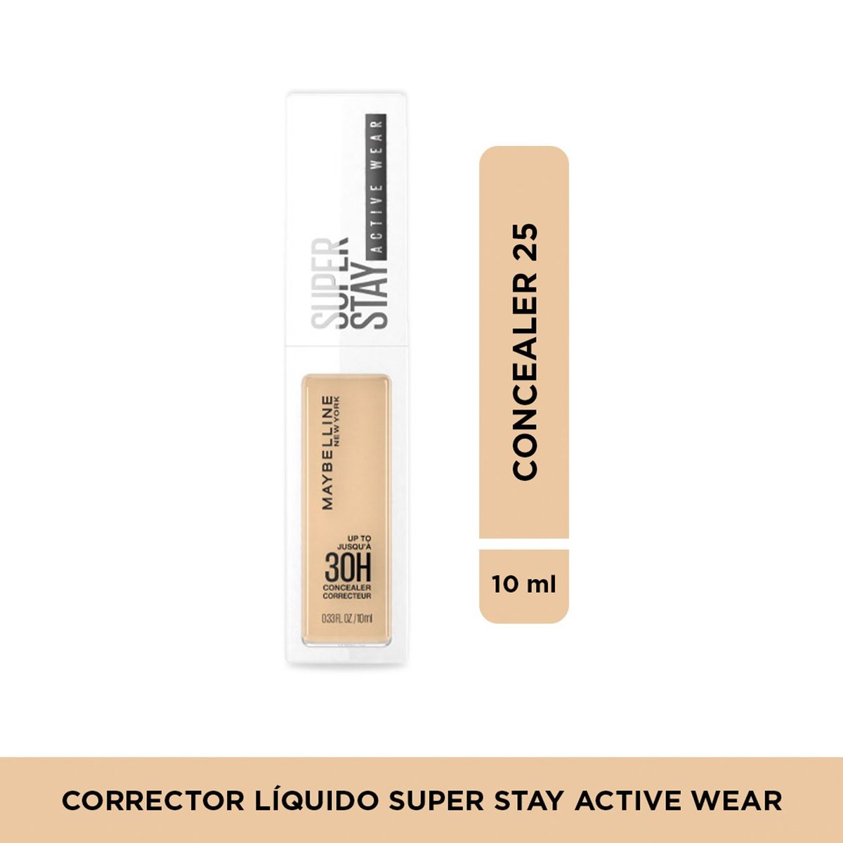 MAYBELLINE - Correctores de rostro en Aceite SUPER STAY 30 HR CONCEALER 15 Maybelline 10 ML