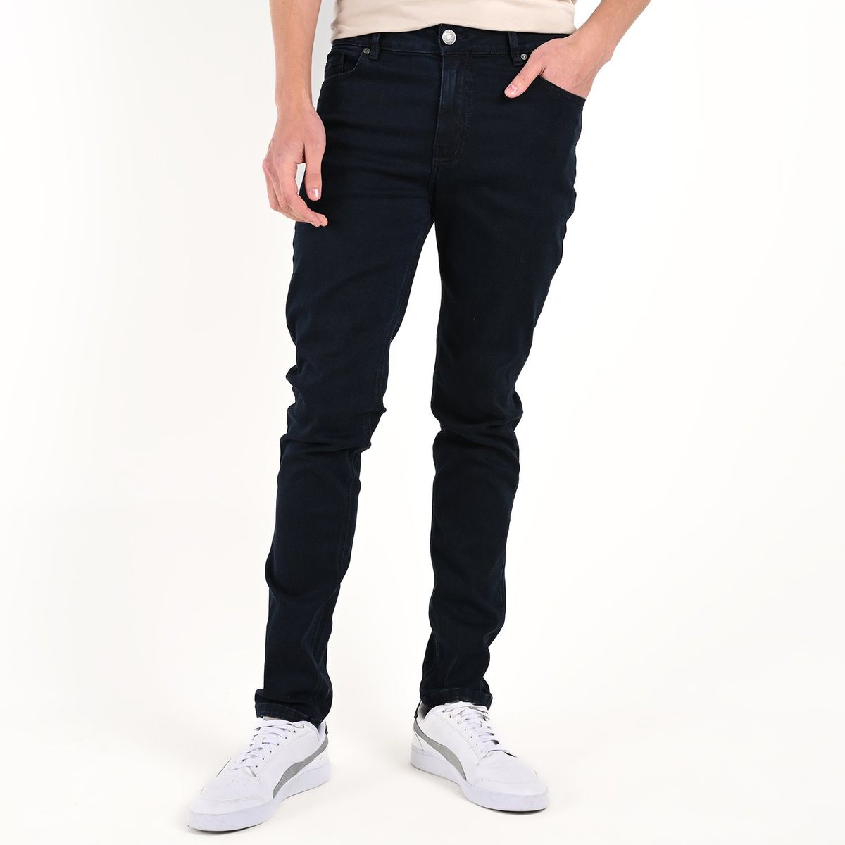 BEARCLIFF - Jean 5 Bolsillos Hombre en Algodón Largo 32 Bearcliff