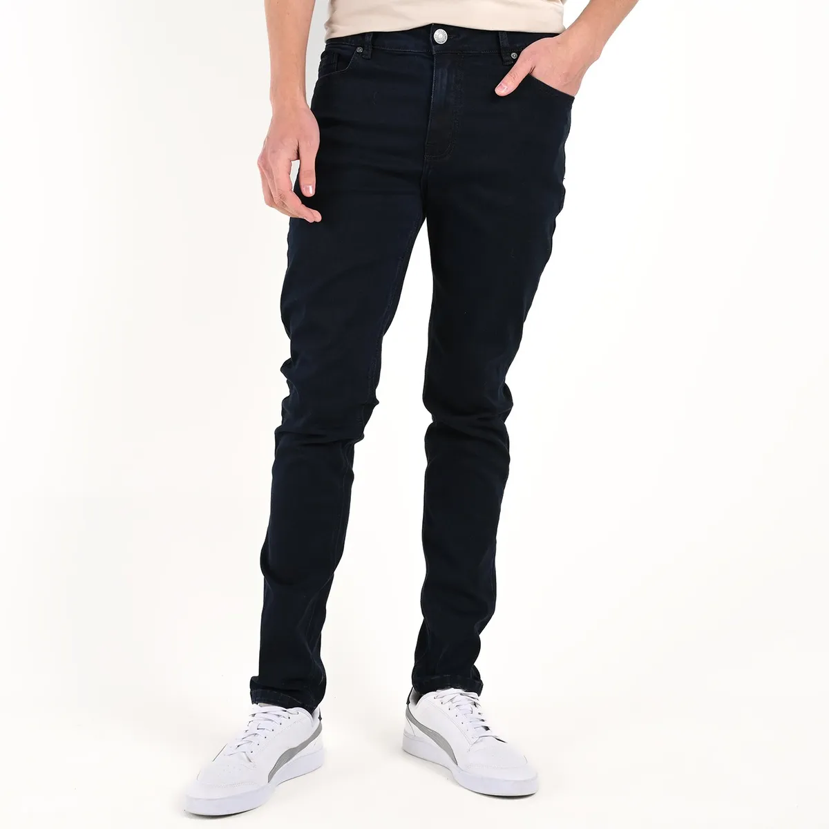 BEARCLIFF - Jean 5 Bolsillos Hombre en Algodón Largo 32 Bearcliff