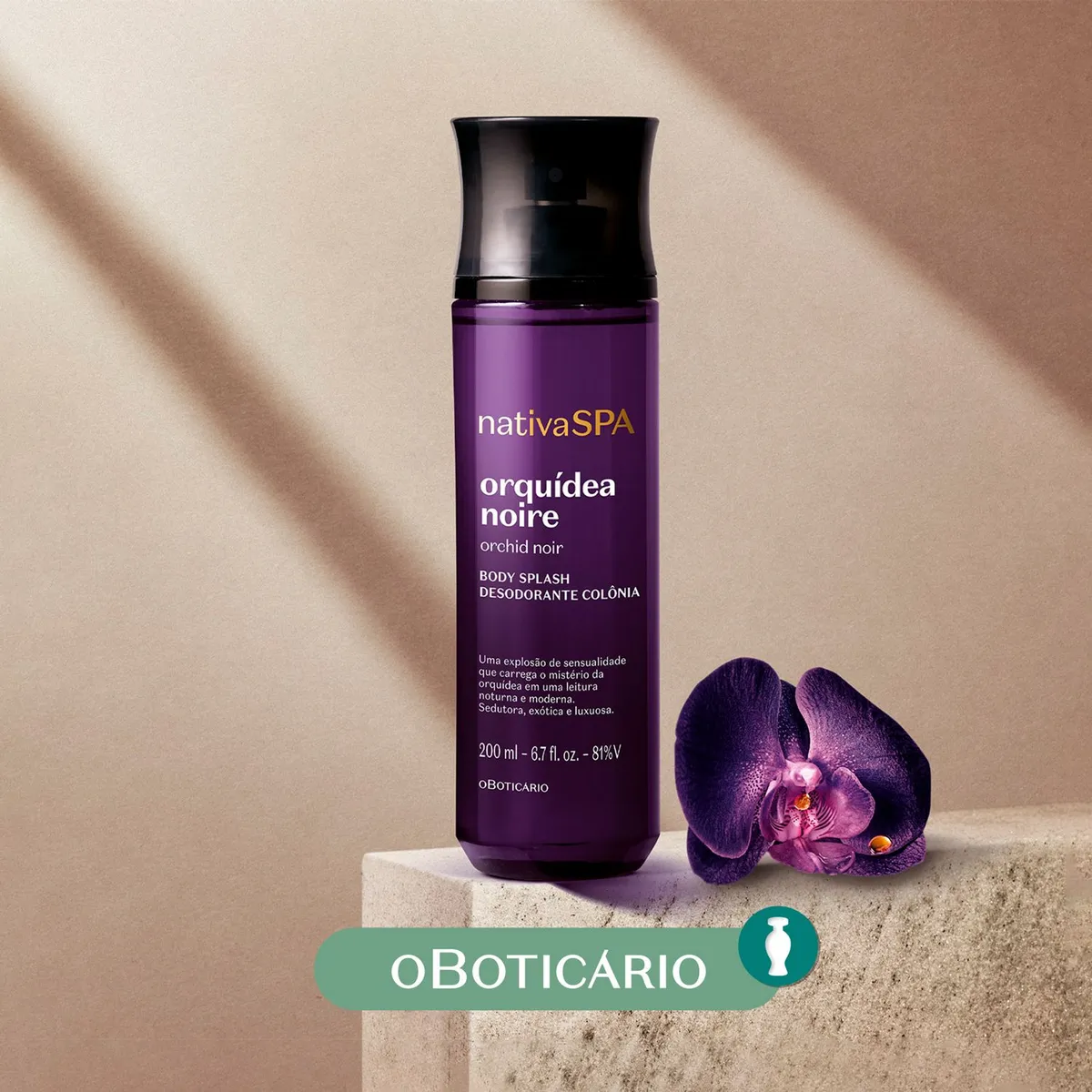NATIVA SPA - Perfume Mujer Nativa Spa O Boticario Nspa Bdy Splsh Orq Noire Exp 200 Ml Body Splash