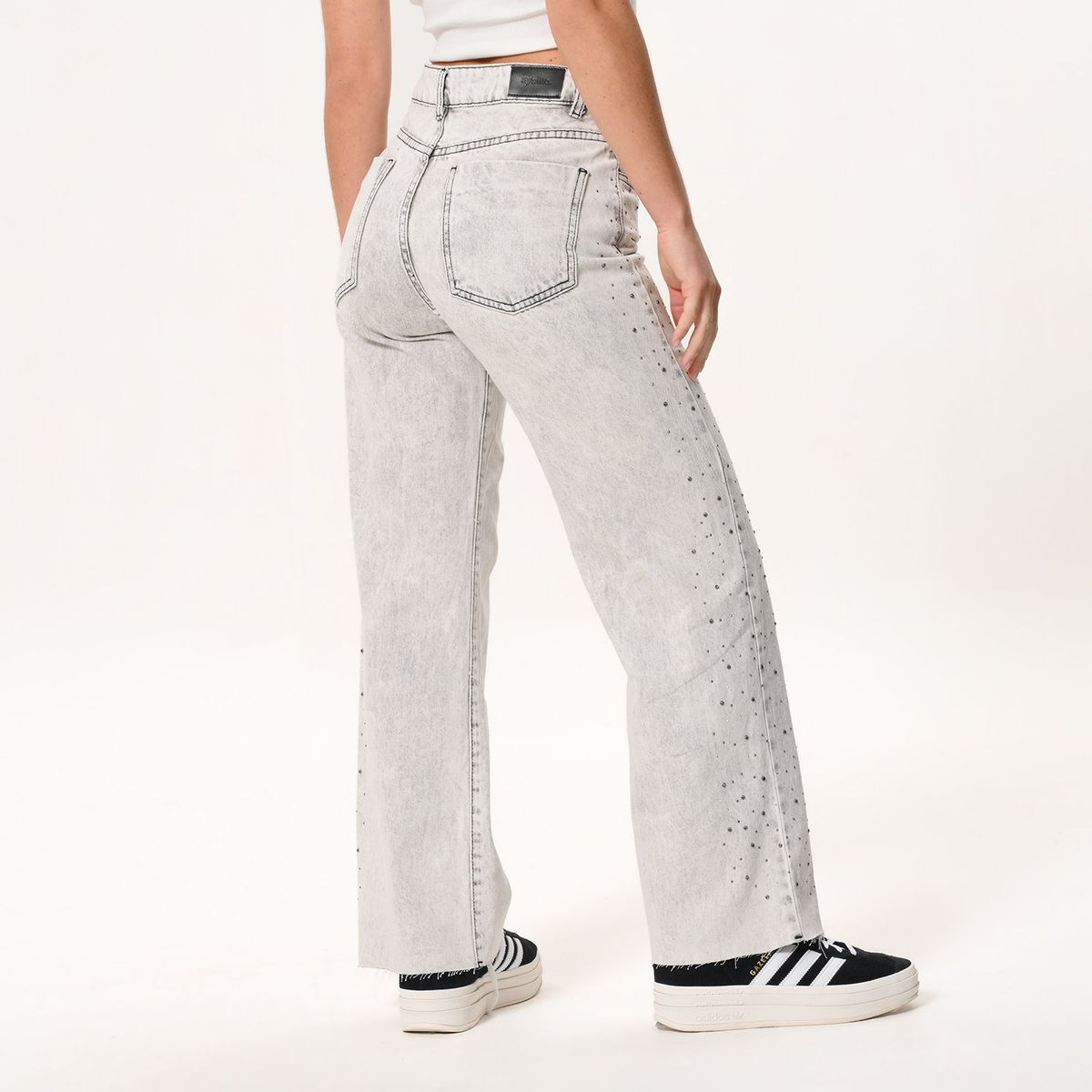 SYBILLA - Jean Straight Mujer Tiro medio Sybilla