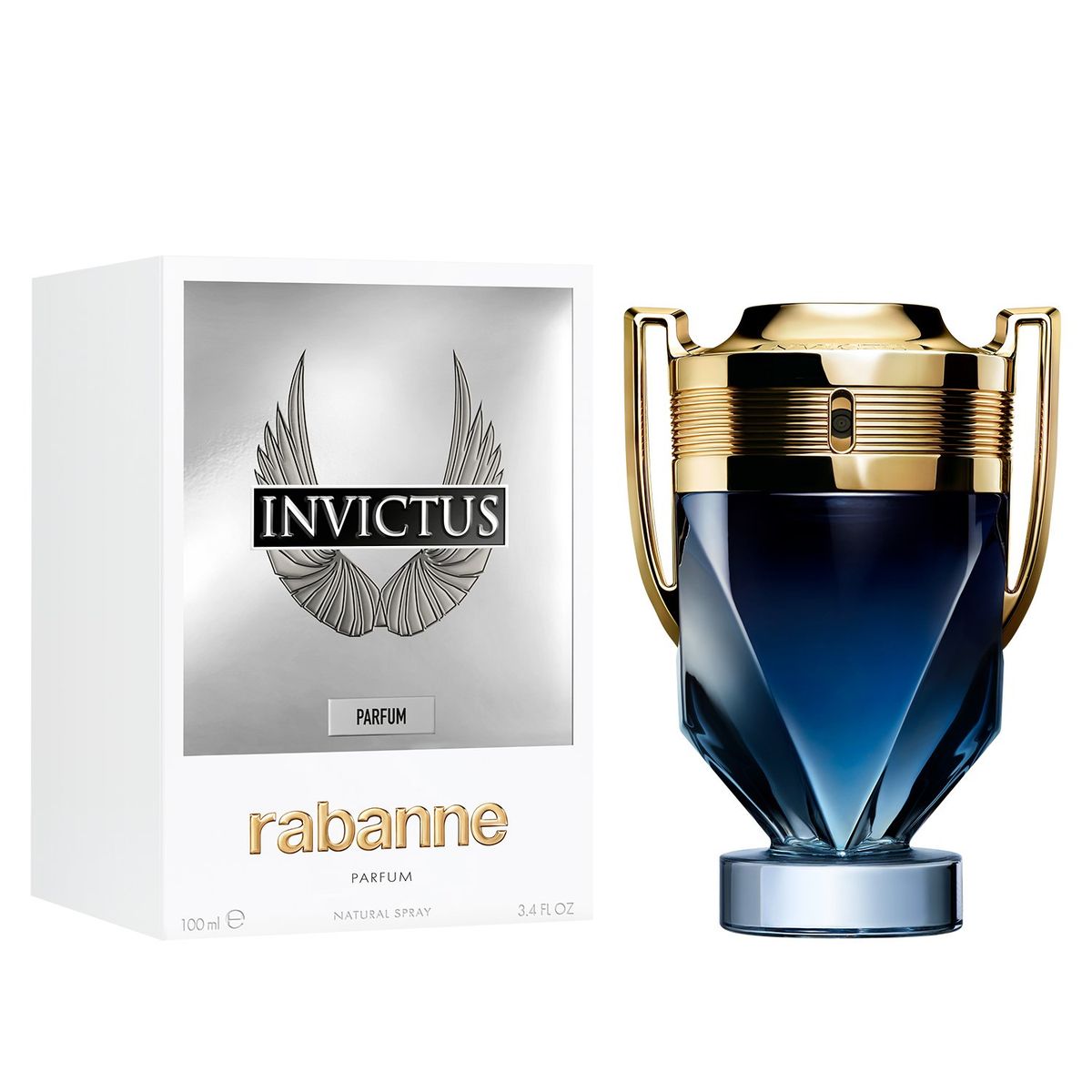 RABANNE - Perfume Hombre Rabanne Invictus Parfum 100 ml Eau de parfum