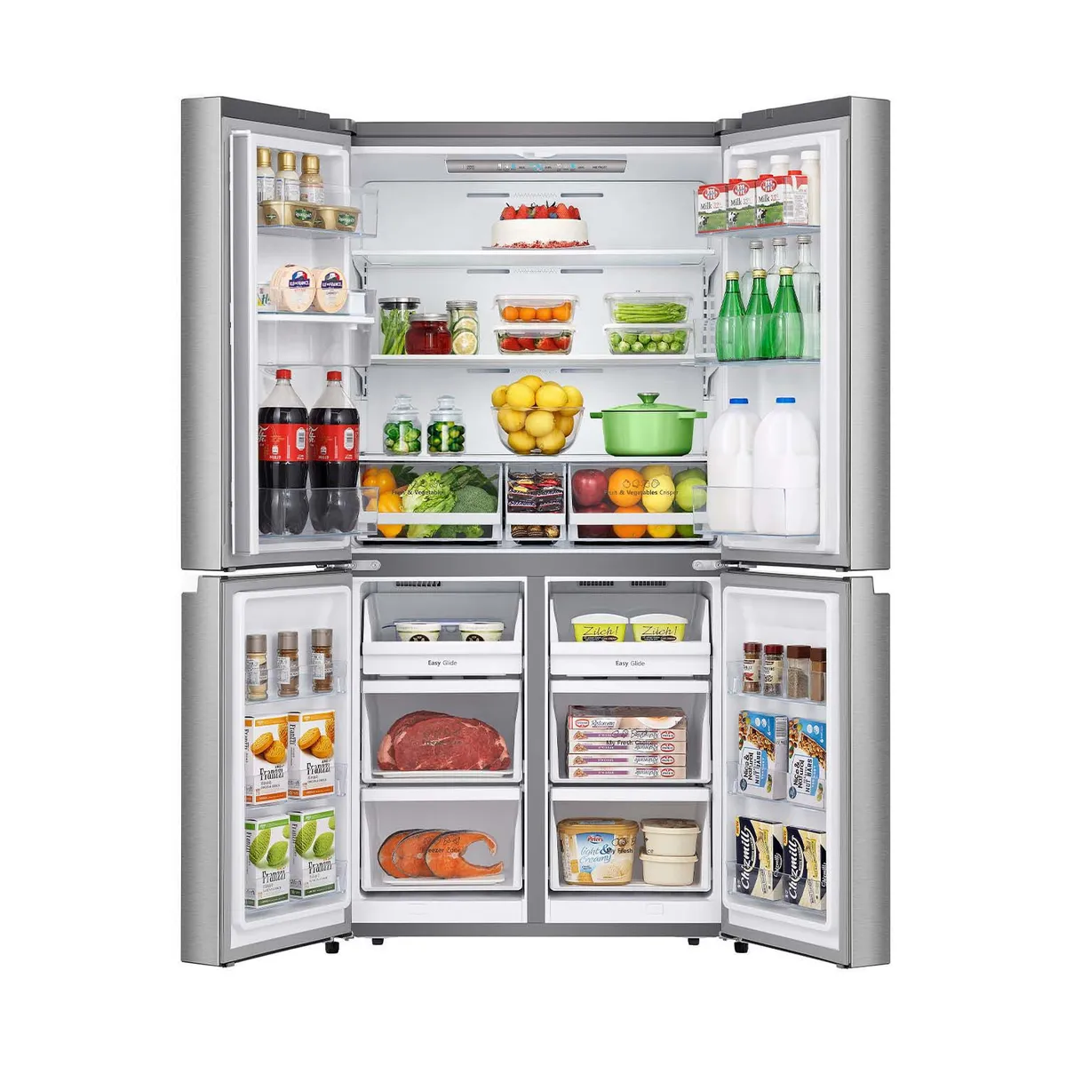 HISENSE - Nevecón French door Hisense 606 lt Netos BCD560 RQ791