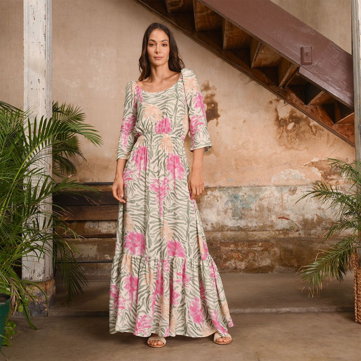 GORETTY MEDINA X FALABELLA - Vestido Mujer Largo Casual GORETTY MEDINA X FALABELLA