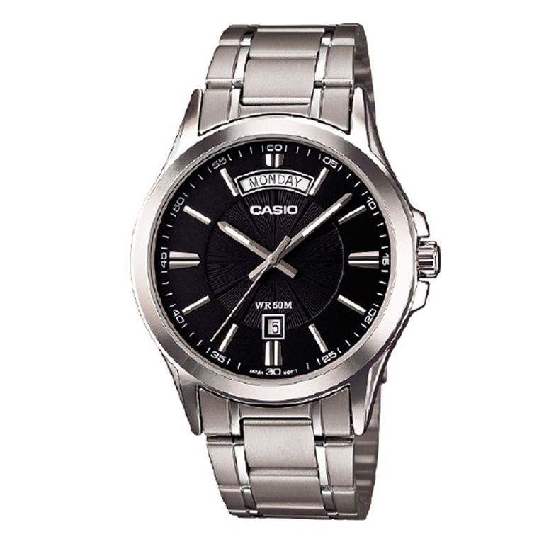 Casio MTP-1308D-1AVEF, Orologio da Uomo, Argento