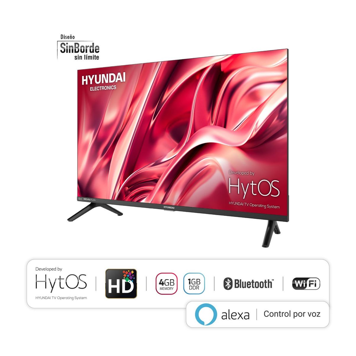 HYUNDAI - Televisor Hyundai 32 Pulgadas | LED HD |  HytOS 3255 Smart TV