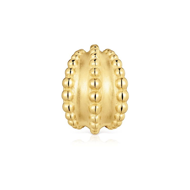 TOUS - Earcuff con baño de oro de 18 kt sobre plata TOUS Grain