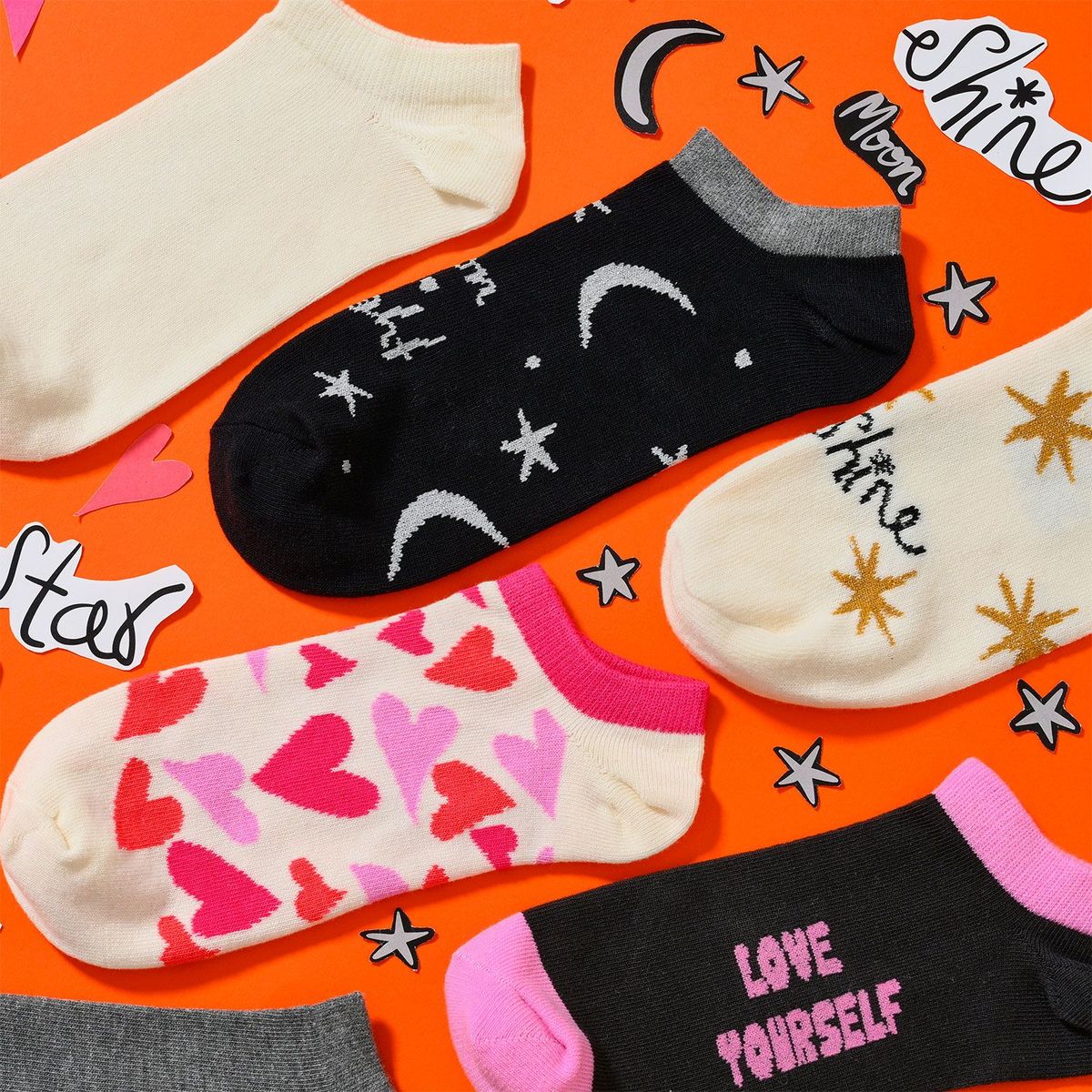 SYBILLA - Medias casuales Mujer Corta Pack de 6 Sybilla