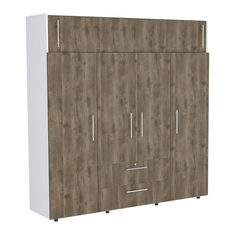 RTA MUEBLES - Clóset CBB 9490 6 Puertas 2 Cajones